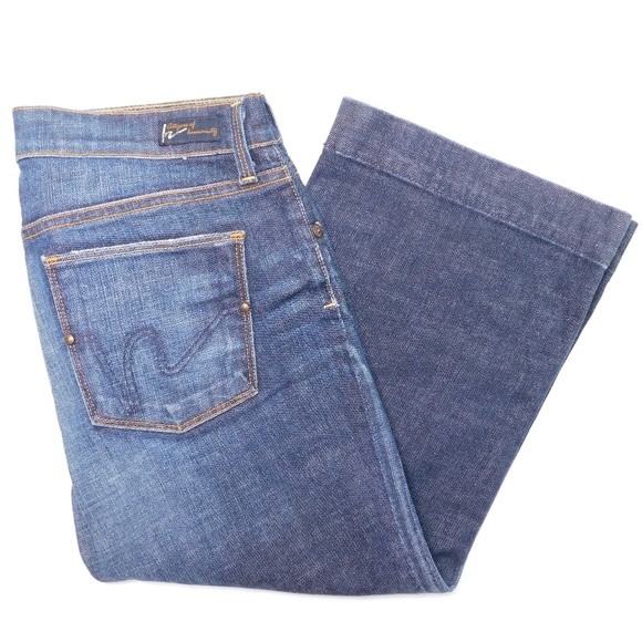 CITIZENS OF HUMANITY Crop 27x20 dark wash stretch - Picture 4 of 6